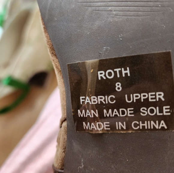 NWT. ROTH  fabric upper boots.SIZE 8 - Picture 9 of 9